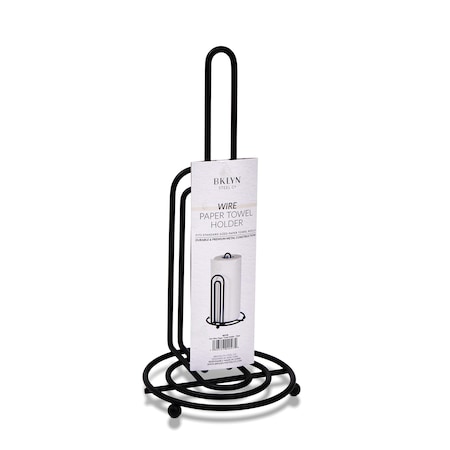 Bklyn Steel Co. Iron Wire Paper Towel Holder - Onyx 46339